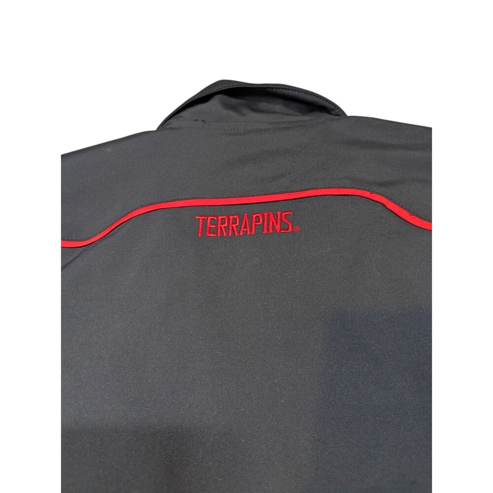 Under Armour Maryland Terrapins Jacket Men Small Loose Black Full Zip Terps - Picture 3 of 9